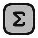 Summation Square Icon