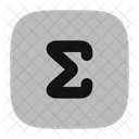 Summation Square Icon