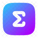 Summation Square Icon