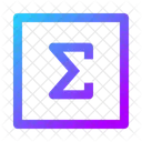 Summation Square Icon