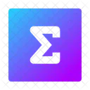 Summation Square Icon