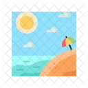 Summer Beach Tropical Icon