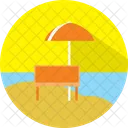 Summer Beach Vacation Icon