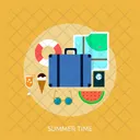 Summer Time Holiday Icon