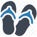 Summer Slippers Sea Icon