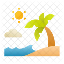 Summer Beach  Icon