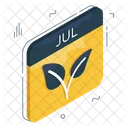 Summer Calendar Schedule Daybook Icon