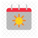 Summer Calendar Icon