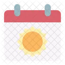 Calendar Sun Event Icon