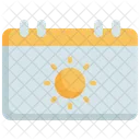 Summer Calendar Icon