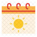 Summer Calendar Day Icon