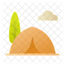 Summer Tent Nature Icon