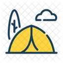 Summer Camp Summer Tent Icon