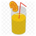 Summer Drink Martini Lemonade Icon