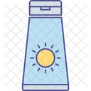 Summer Lotion Sunblock Sunscreen Icon