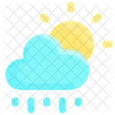 Cloud Sun Rain Icon