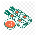 Goi Cuon Summer Rolls Cuon Summer Rolls Icon
