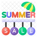 Season Sale Summer Sale Holiday Sale Icon