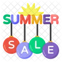 Summer Sale Coupons Summer Sale Labels Summer Sale Icon