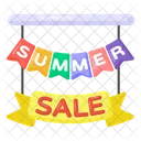 Summer Sale Banner Summer Sale Emblem Summer Sale Icon