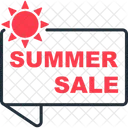 Summer Sale Sale Summer Icon