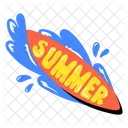 Summer Typography Summer Word Beach Vibes Icon