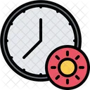 Summer Time Vacation Time Beach Time Icon