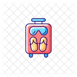 Summer Travel Bag  Icon