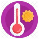 Summer Weather Hot Temperature Sunny Day Icon
