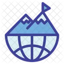 Summit Mountain Goal Icon