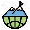 Summit Mountain Goal Icon