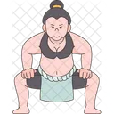 Sumo Fighter Sport Icon