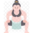 Sumo Fighter Sport Icon