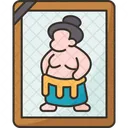 Sumo Poster Japanese Icon