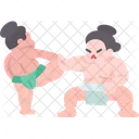 Sumo Fighting Wrestler Icon