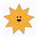 Sun Spiky Shape Sky Icon