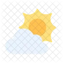 Sun Cloud Brightness Icon