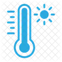 Sun Hot Thermometer Icon