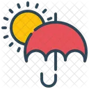 Sun Umbrella Uv Icon