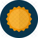 Sun Space Background Icon
