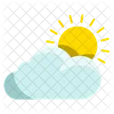 Weather Sun Overcast Icon