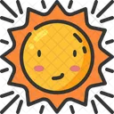 Sunny Sun Summer Icon