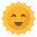 Sun Smiley Emoji Icon