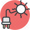 Sun Power Plug Icon