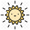 Sun Smile Happy Icon