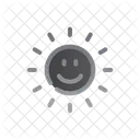 Sun Smile Emoji Icon