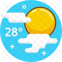 Colorful Weather Cloud Icon