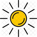 Sun Brightness Electric Icon