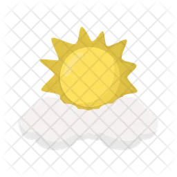 Sun and cloud  Icon