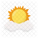 Sun Cloud Sky Icône